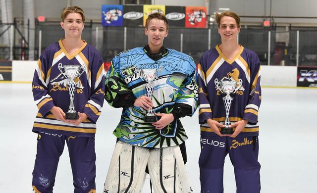 16u Skills Winners Trevor Zimmer - Sniper Colin Larson - Tour Lizard Kings Chase Trautwein - Fastest