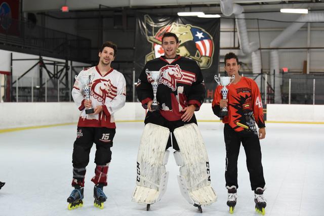 Men's Divison Brad Bernia - Sniper Grant Gardenlla - Top Goalie Andres Torres - Fastest