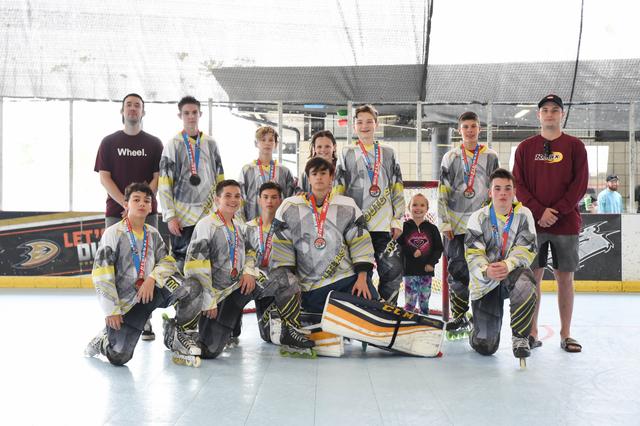 14u Silver Runners up - Konixx Outcasts Yellow